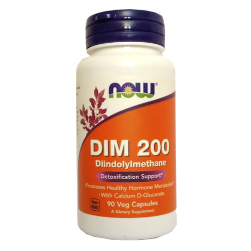 Купить NOW DIM 200 90 капсул - дииндолилметан, препарат для детоксикации печени