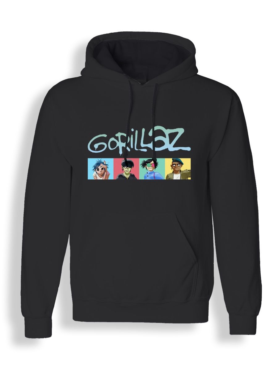 

Худи унисекс СувенирShop Gorillaz/Гориллаз 4 черное M, Черный, "Gorillaz/Гориллаз" 4