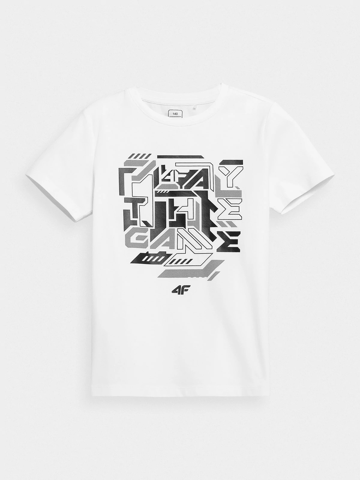 фото Футболка 4f boy's t-shirts hjz21-jtsm006b-10s цв.белый р. 122