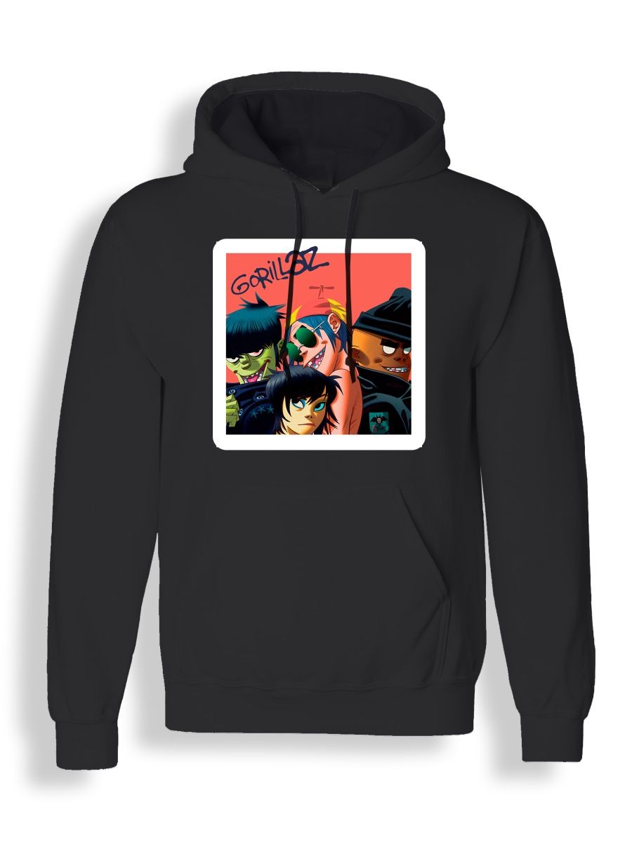 

Худи унисекс СувенирShop Gorillaz/Гориллаз 6 черное 2XL, "Gorillaz/Гориллаз" 6