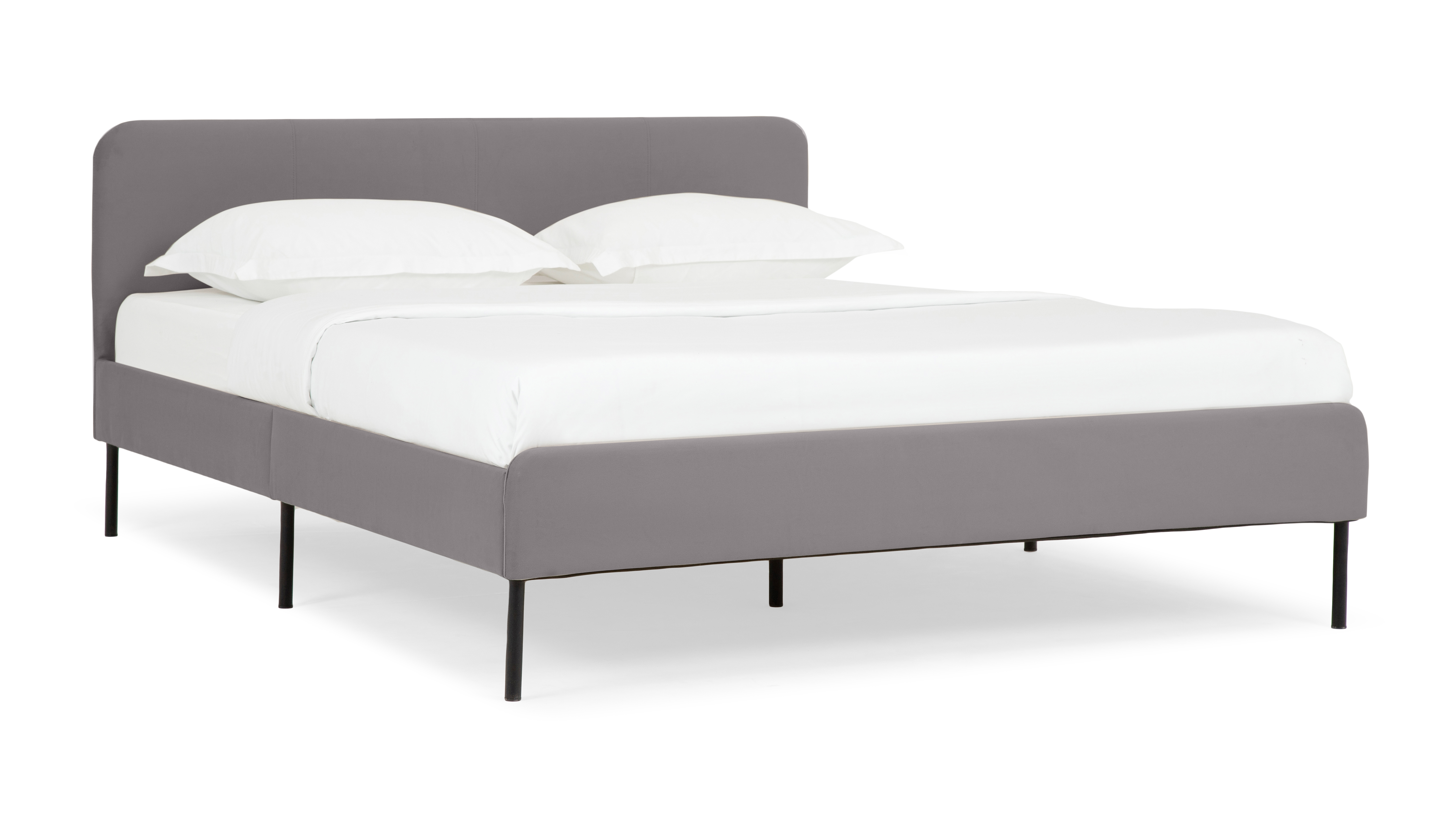 

Кровать Askona Avril Compact Тк. Velutto 08 140x200, Серый, Avril Compact