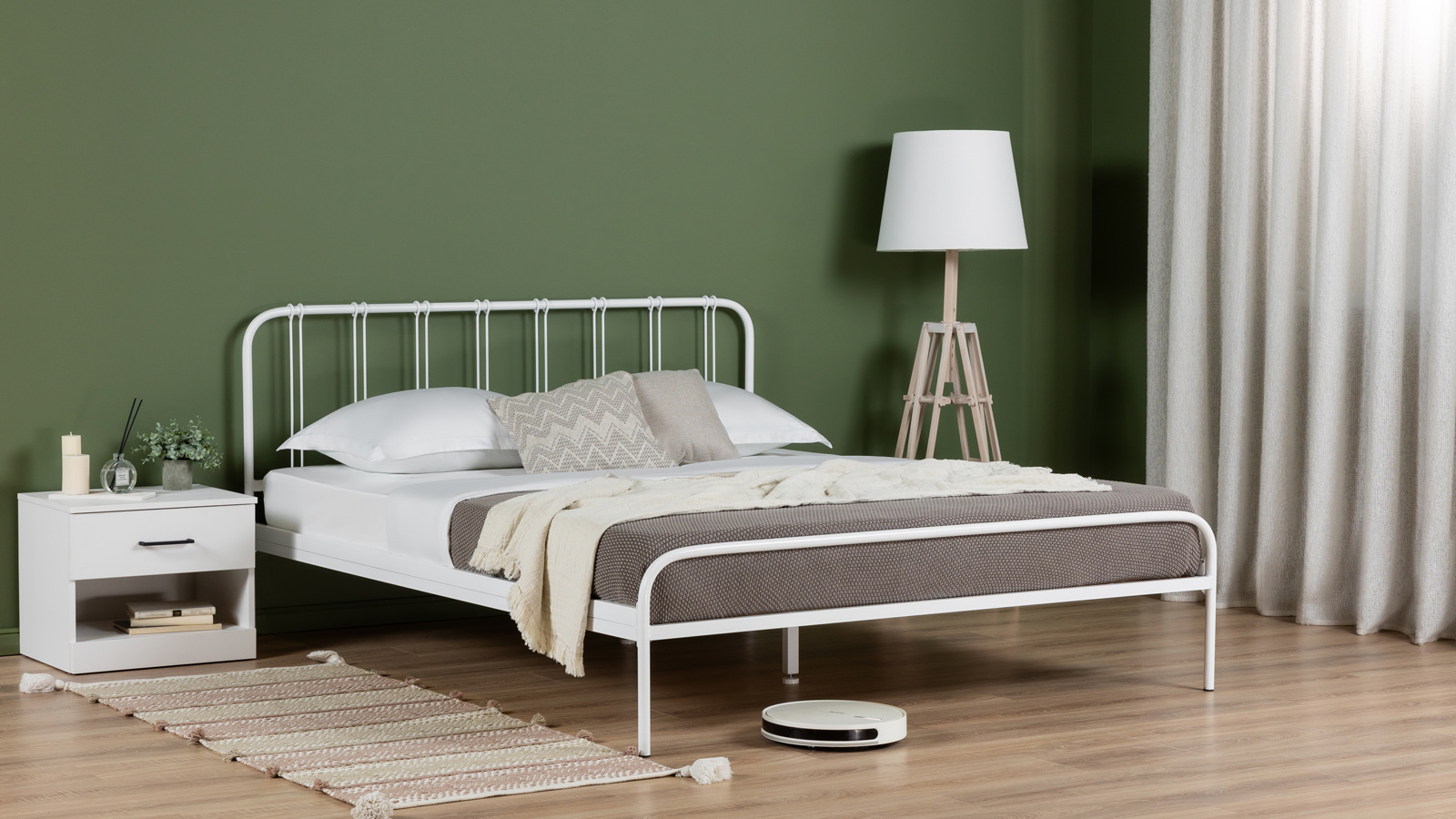 

Кровать Askona Antica белый шагрень 160х200, Antica