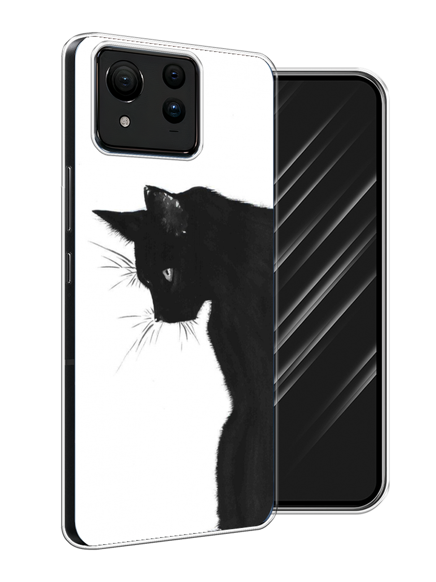 

Чехол Awog на Asus ZenFone 11 Ultra "Black cat", Черный;белый, 45250-1
