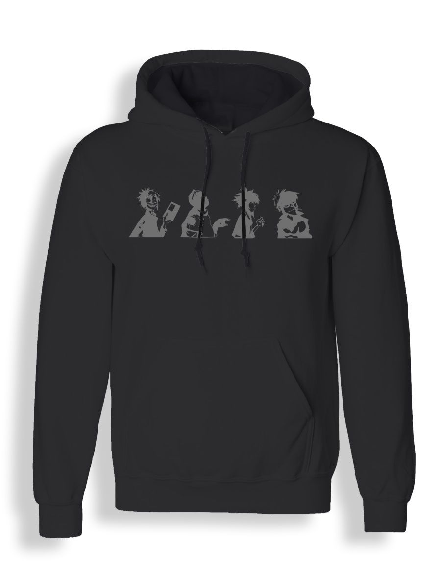 

Худи унисекс СувенирShop Gorillaz/Гориллаз 10 черное 2XL, "Gorillaz/Гориллаз" 10