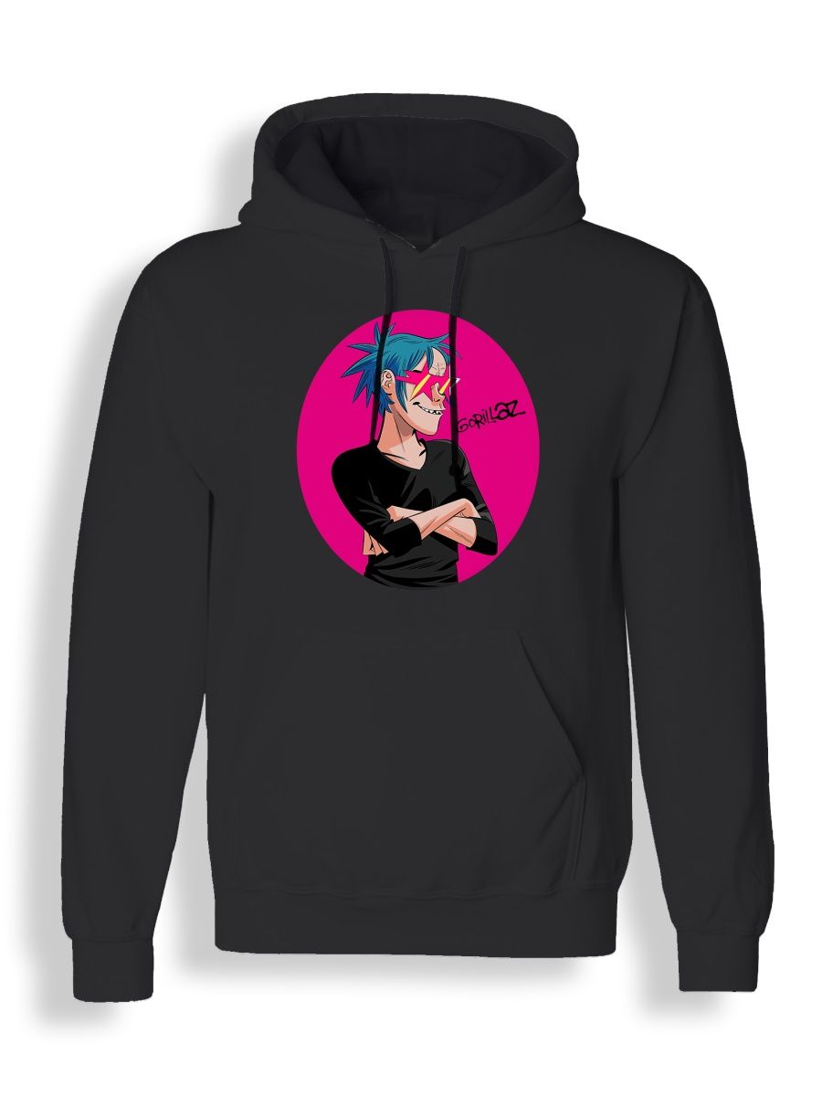 

Худи унисекс СувенирShop Gorillaz/Гориллаз 11 черное L, "Gorillaz/Гориллаз" 11