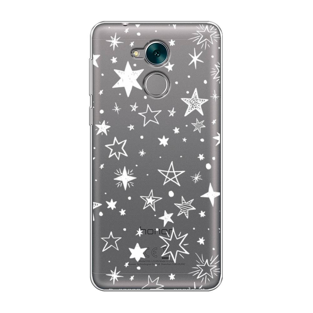 

Чехол Awog на Honor 6C "Звездочки графика белая", Разноцветный, 62750-7