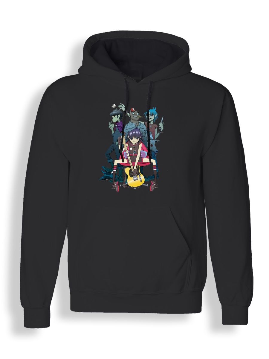 

Худи унисекс СувенирShop Gorillaz/Гориллаз 13 черное L, "Gorillaz/Гориллаз" 13