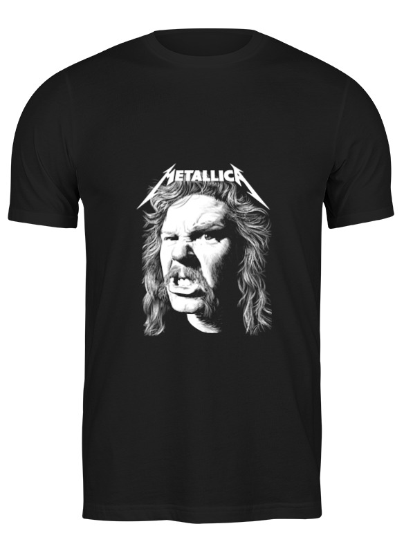 

Футболка мужская Printio Metallica черная XL, Черный, Metallica