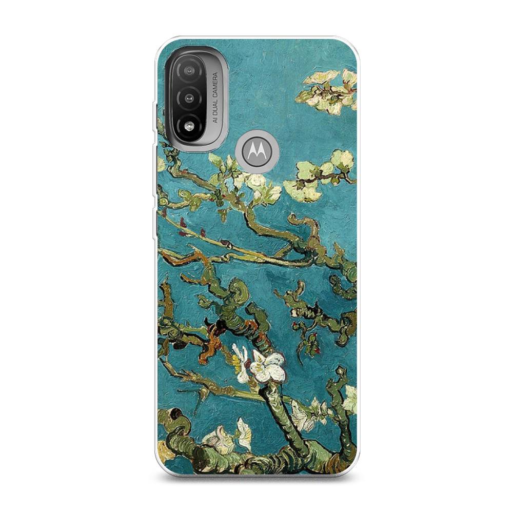 фото Силиконовый чехол "ван гог" на motorola moto e20 awog