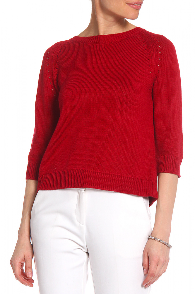 

Джемпер женский Maria Grazia Severi White 7607FIL2 красный 42, 7607FIL2