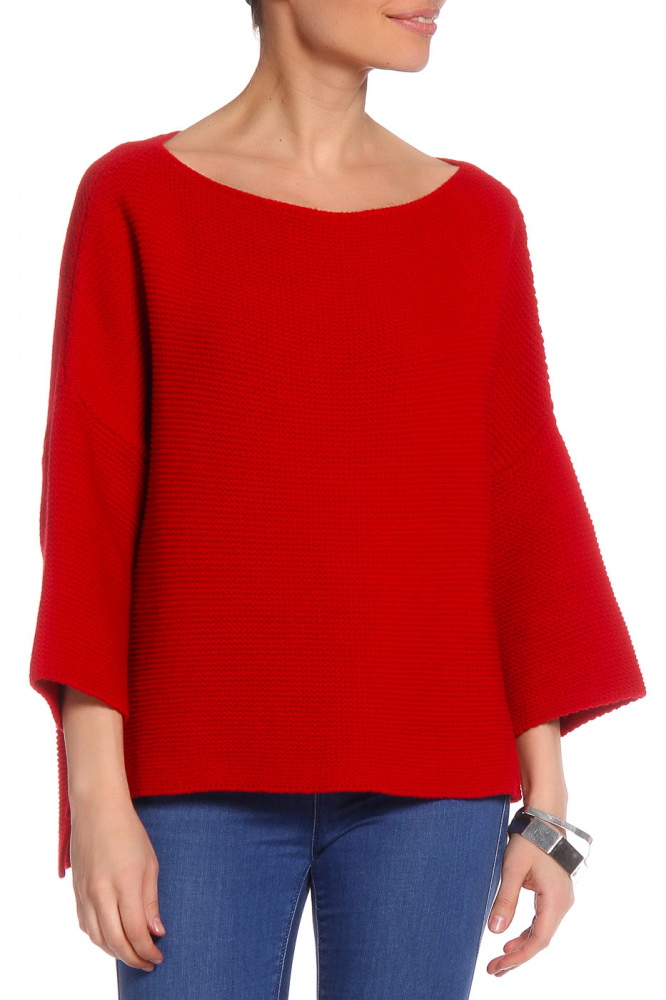

Джемпер женский Maria Grazia Severi White 7623FI15_3 красный L, 7623FI15_3