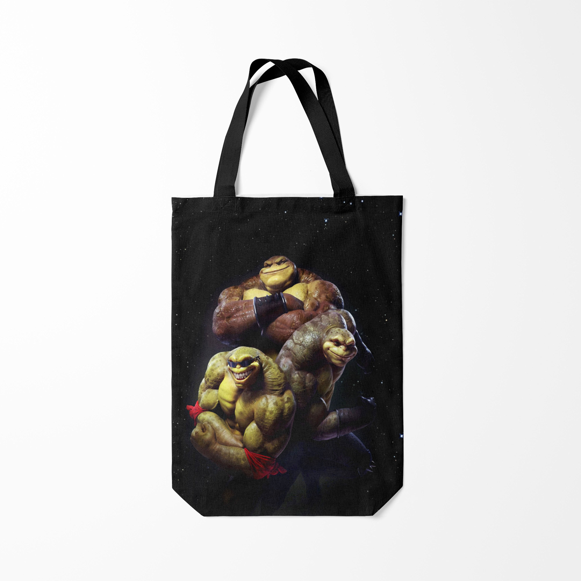 

Сумка шoппер унисекс Burnettie Battletoads, черный, Battletoads