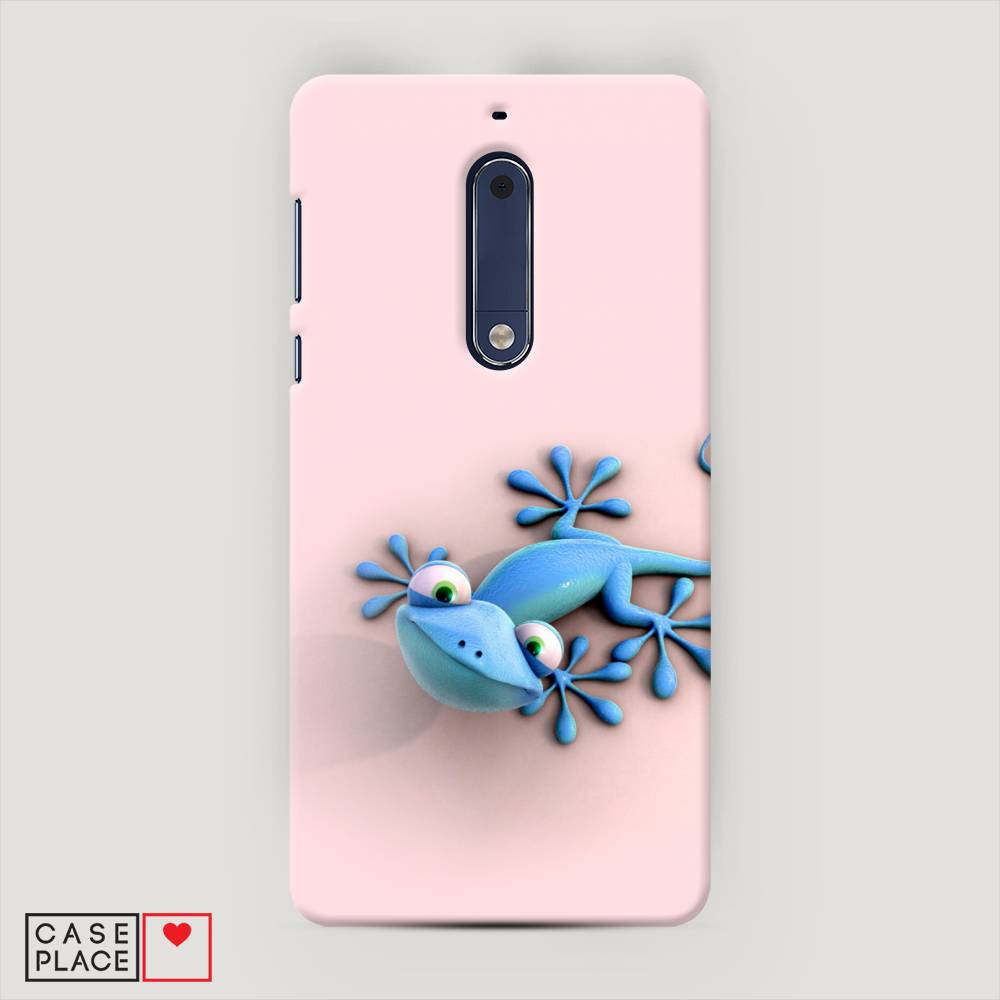 

Чехол Awog "Голубая ящерка" для Nokia 5, 120220-1