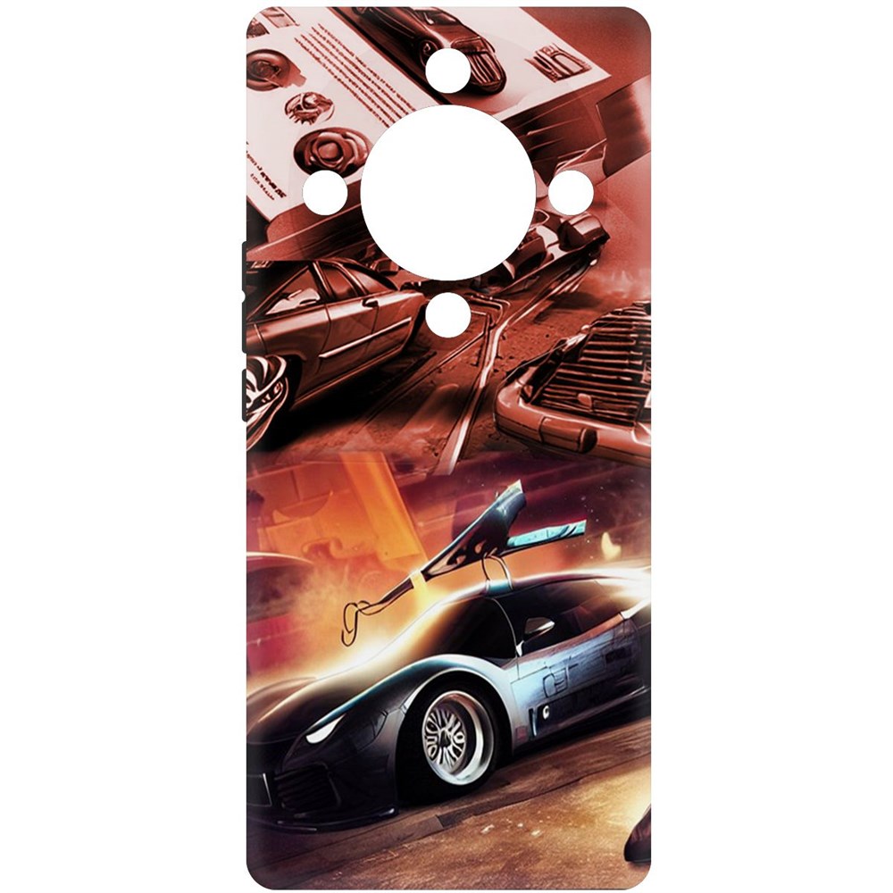 

Чехол-накладка Krutoff Soft Case Автодинамика для Honor Magic 5 Lite черный