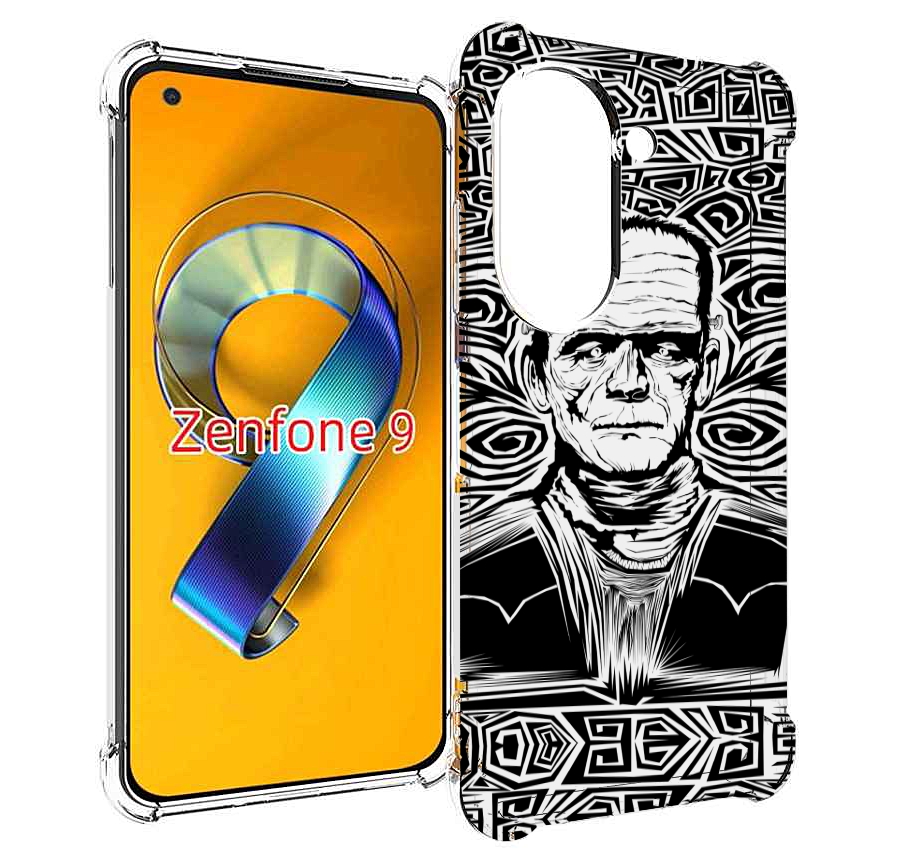 

Чехол MyPads франкенштейн черно белый для Asus Zenfone 9 (AI2202), Прозрачный, Tocco