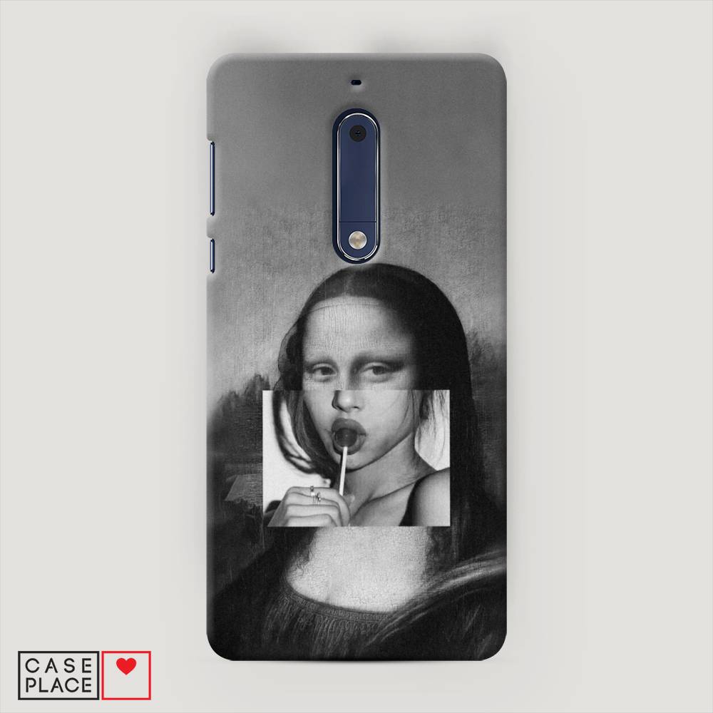 

Чехол Awog "Mona Lisa sucking lollipop" для Nokia 5, 120220-7
