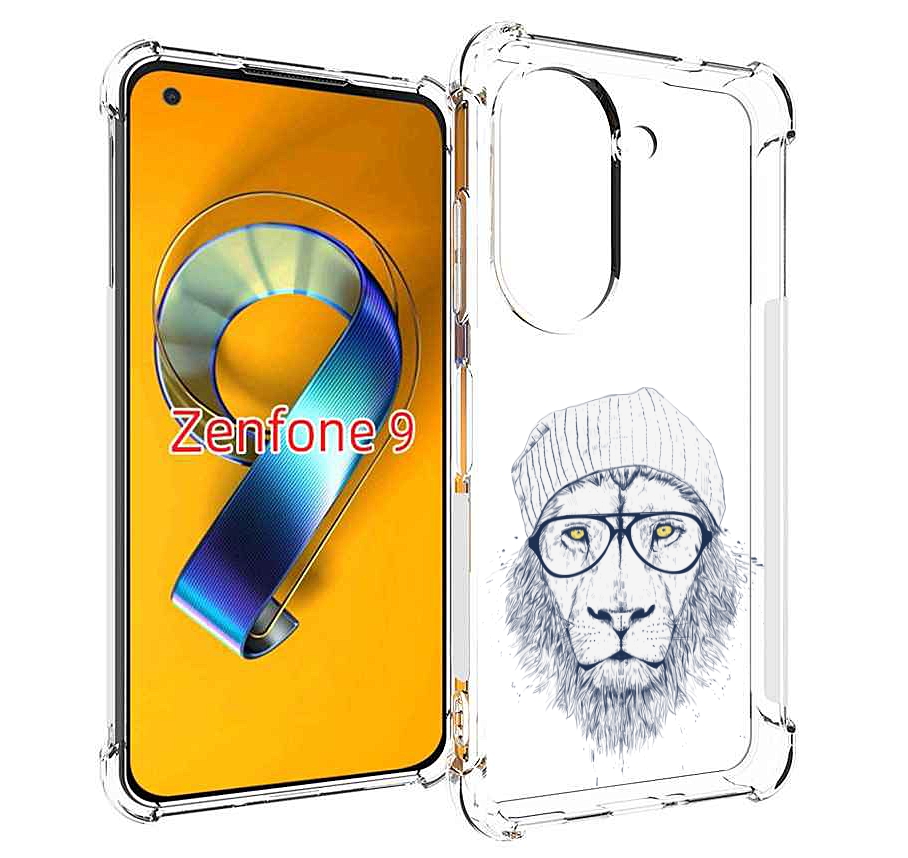 

Чехол MyPads хиппи лев для Asus Zenfone 9 (AI2202), Прозрачный, Tocco