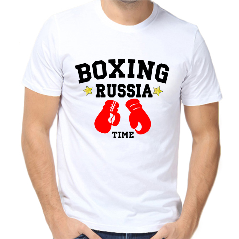 

Футболка мужская белая 66 р-р boxing russia time 2, Белый, fm_rossiyskiy_boks.534