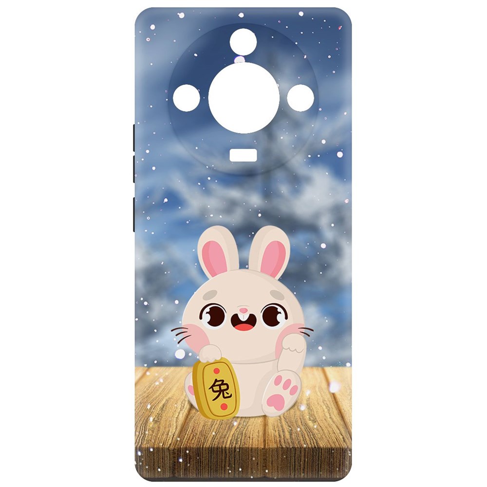 

Чехол-накладка Krutoff Soft Case Год кролика для Realme 11 Pro черный