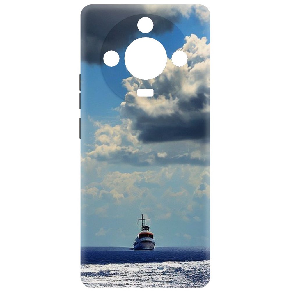 

Чехол-накладка Krutoff Soft Case Море для Realme 11 Pro черный