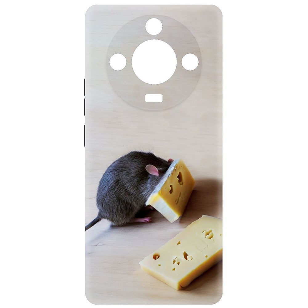 

Чехол-накладка Krutoff Soft Case Мышь и сыр для Realme 11 Pro черный