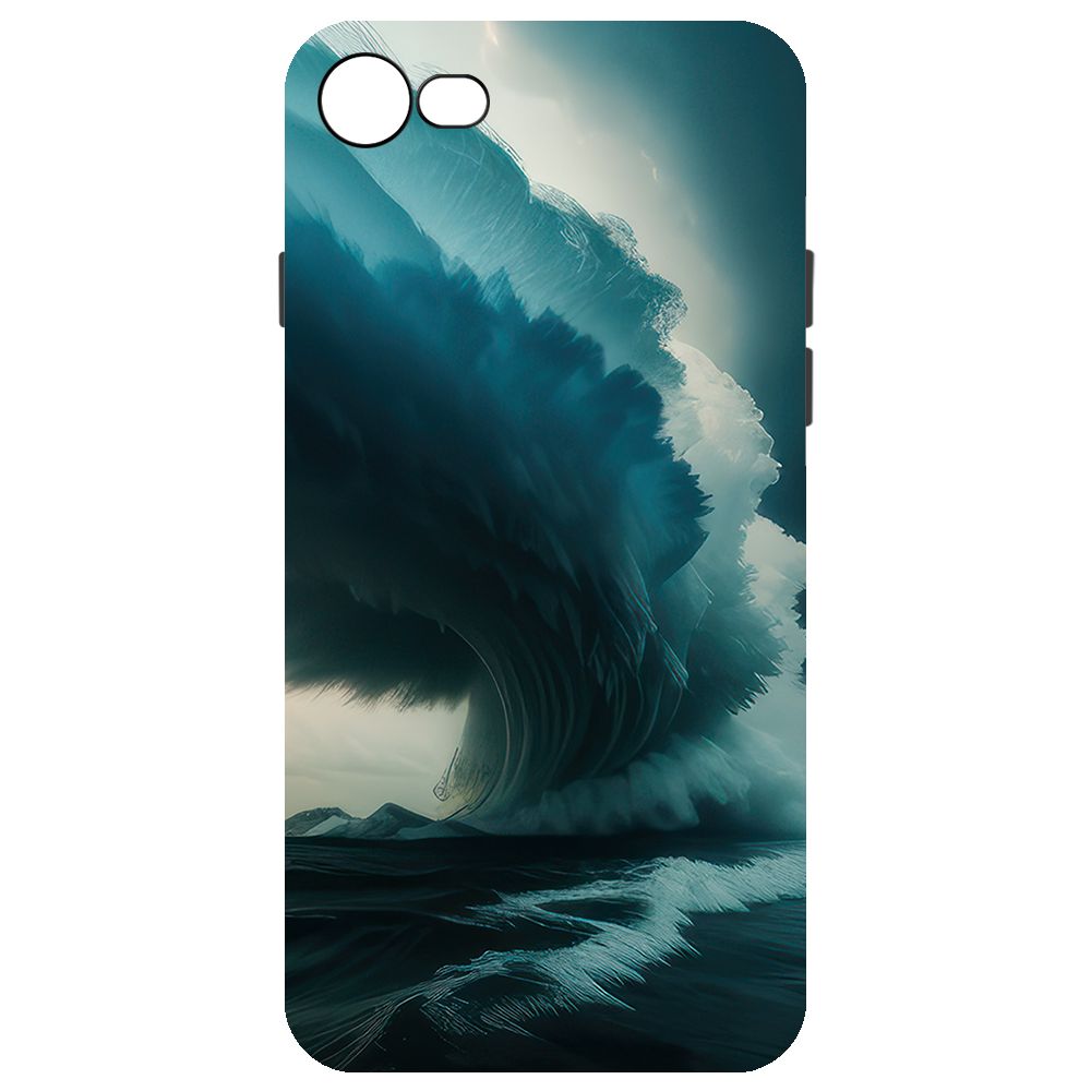 

Чехол-накладка Krutoff Soft Case Торнадо для iPhone 7/8 черный