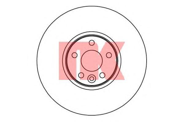 

Диск Тормозной Nk 204860