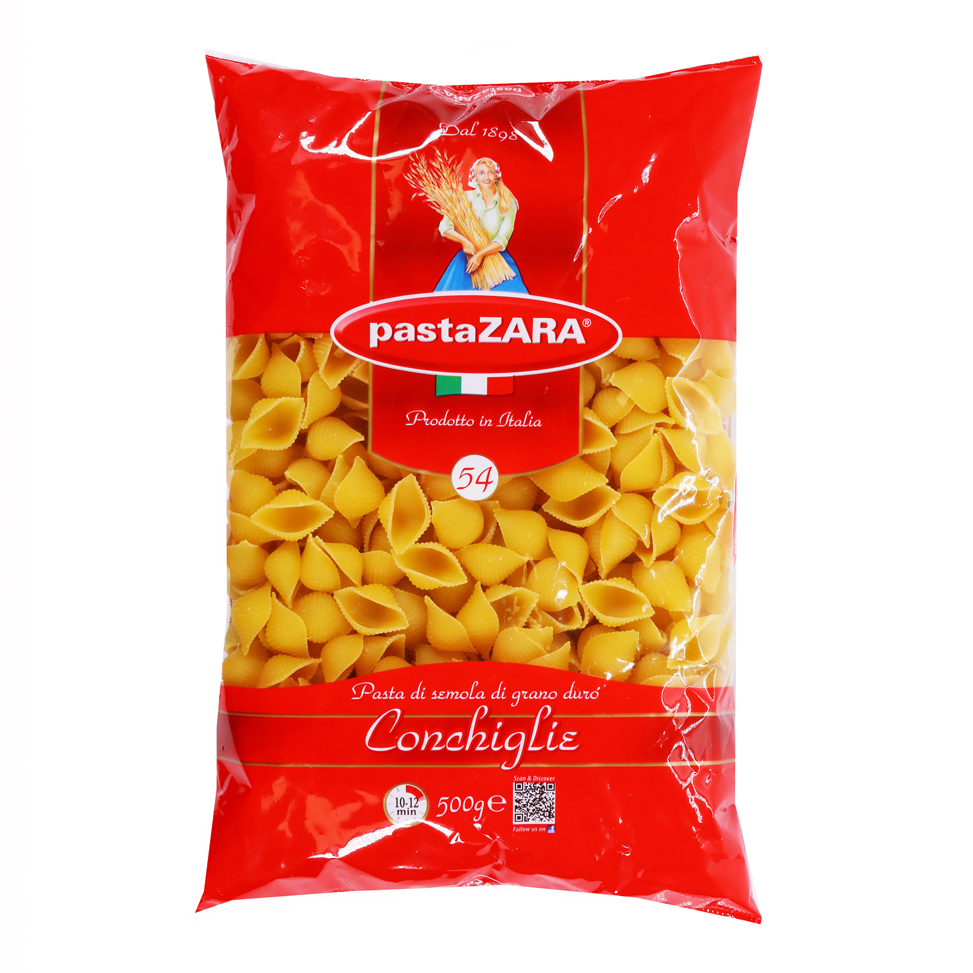 

Макароны Pasta Zara №54 ракушки 500 г