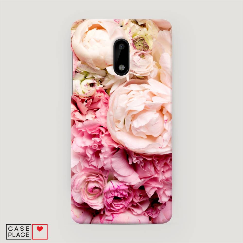 

Чехол Awog "Пионы яркие" для Nokia 6, 120320-6