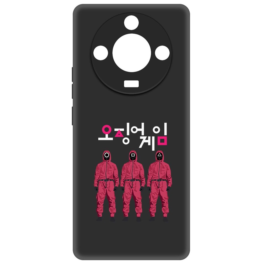 

Чехол-накладка Krutoff Soft Case Игра в кальмара-Персонал для Realme 11 Pro+ черный