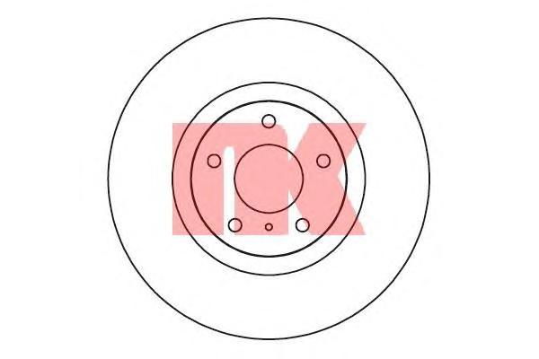 

Тормозной Диск Nk 202270