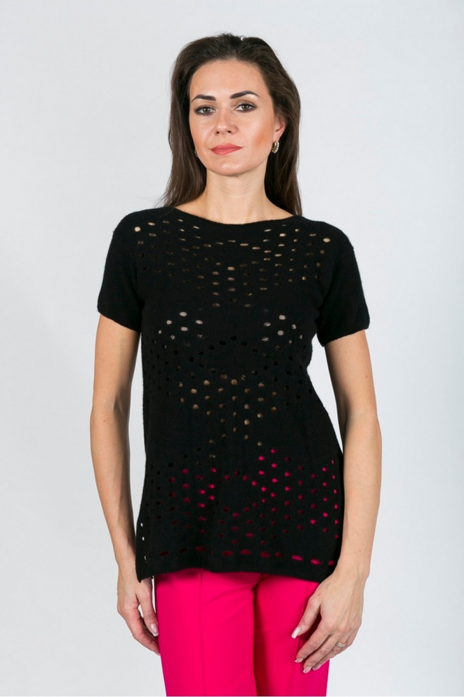

Джемпер женский Liviana Conti A6_L_L6AD30 черный 48, A6_L_L6AD30