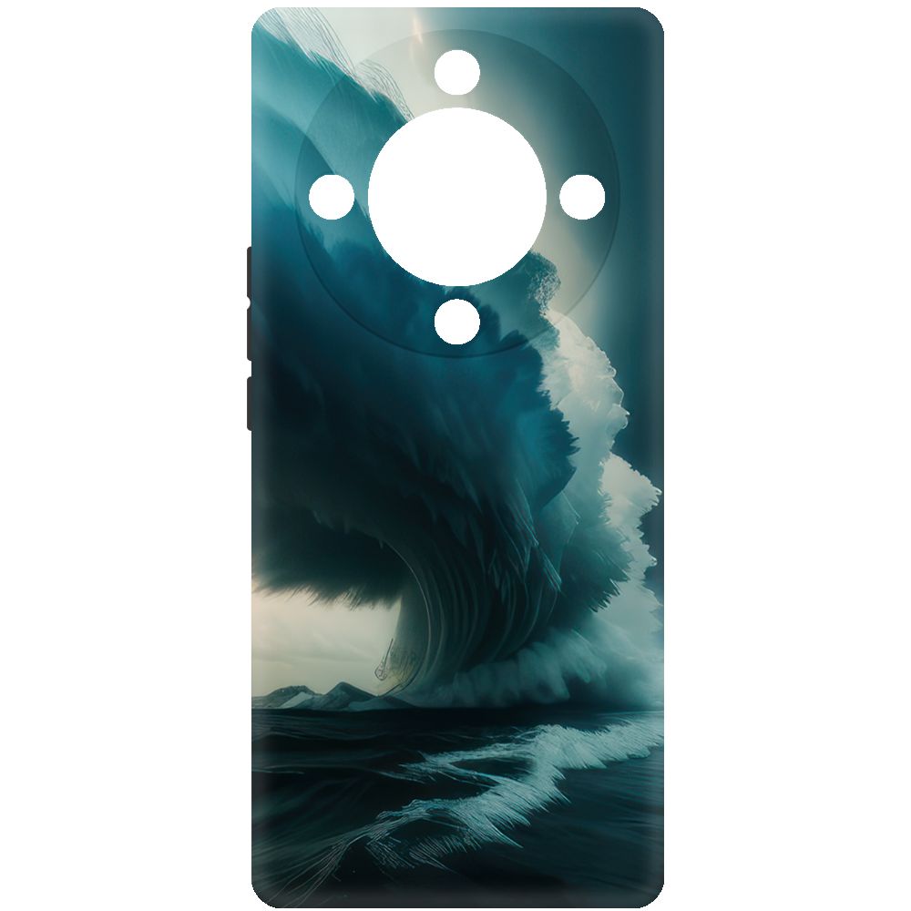 

Чехол-накладка Krutoff Soft Case Торнадо для Honor X9a черный