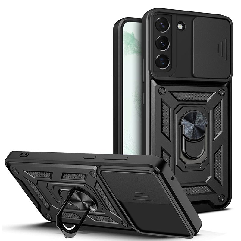 

Чехол с кольцом Bumper Case для Samsung Galaxy S22 (черный)