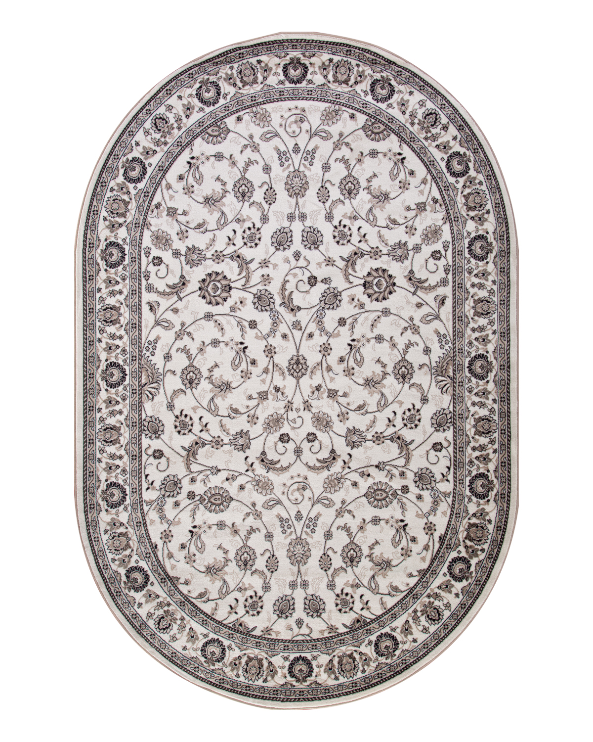 

Ковер Kitroom Plus Grand Palace 250x350 овальный кремовый/коричневый d251