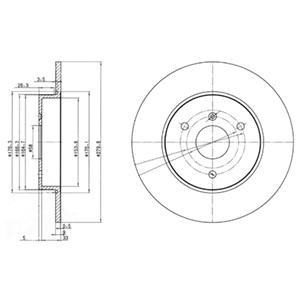 

Диск Торм Smart DELPHI bg3526
