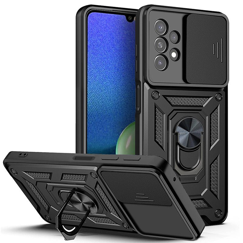 

Чехол с кольцом Bumper Case для Samsung Galaxy A13 (черный)
