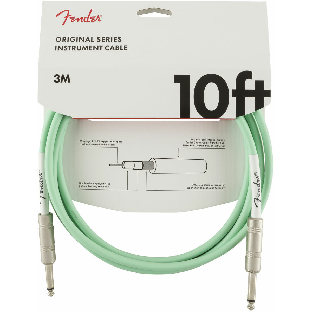 Гитарный кабель Fender 10 OR INST CABLE SFG 3677₽