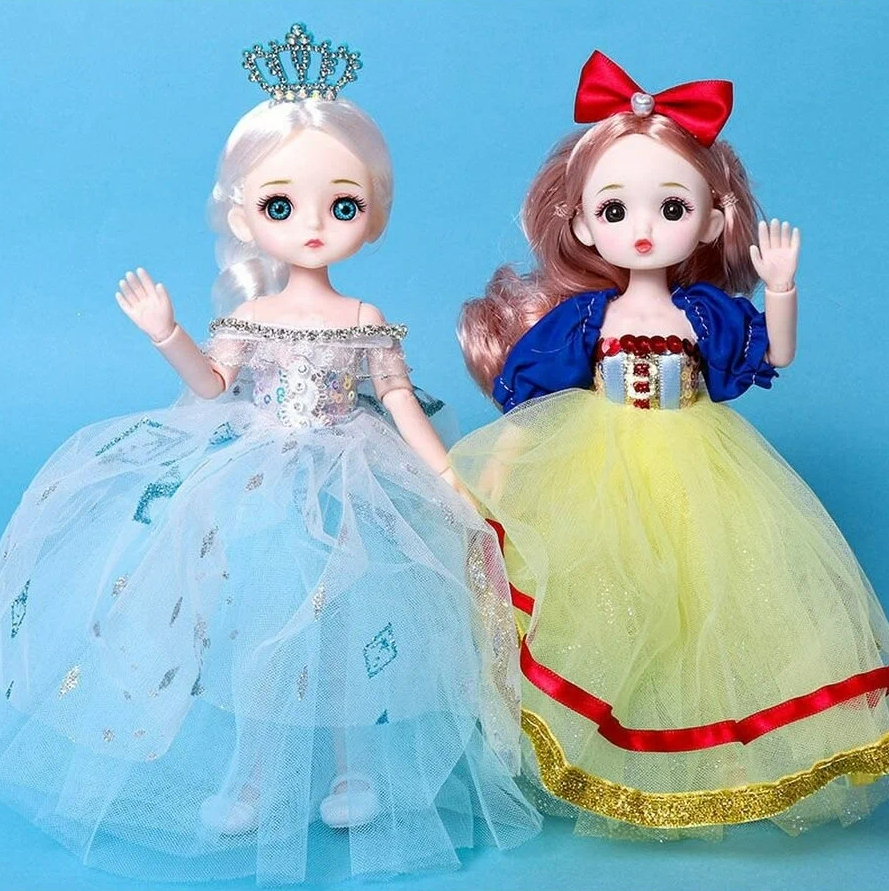 Игровой набор Original Toys Куклы шарнирные BJD в костюме Белоснежки и Эльзы 2 шт