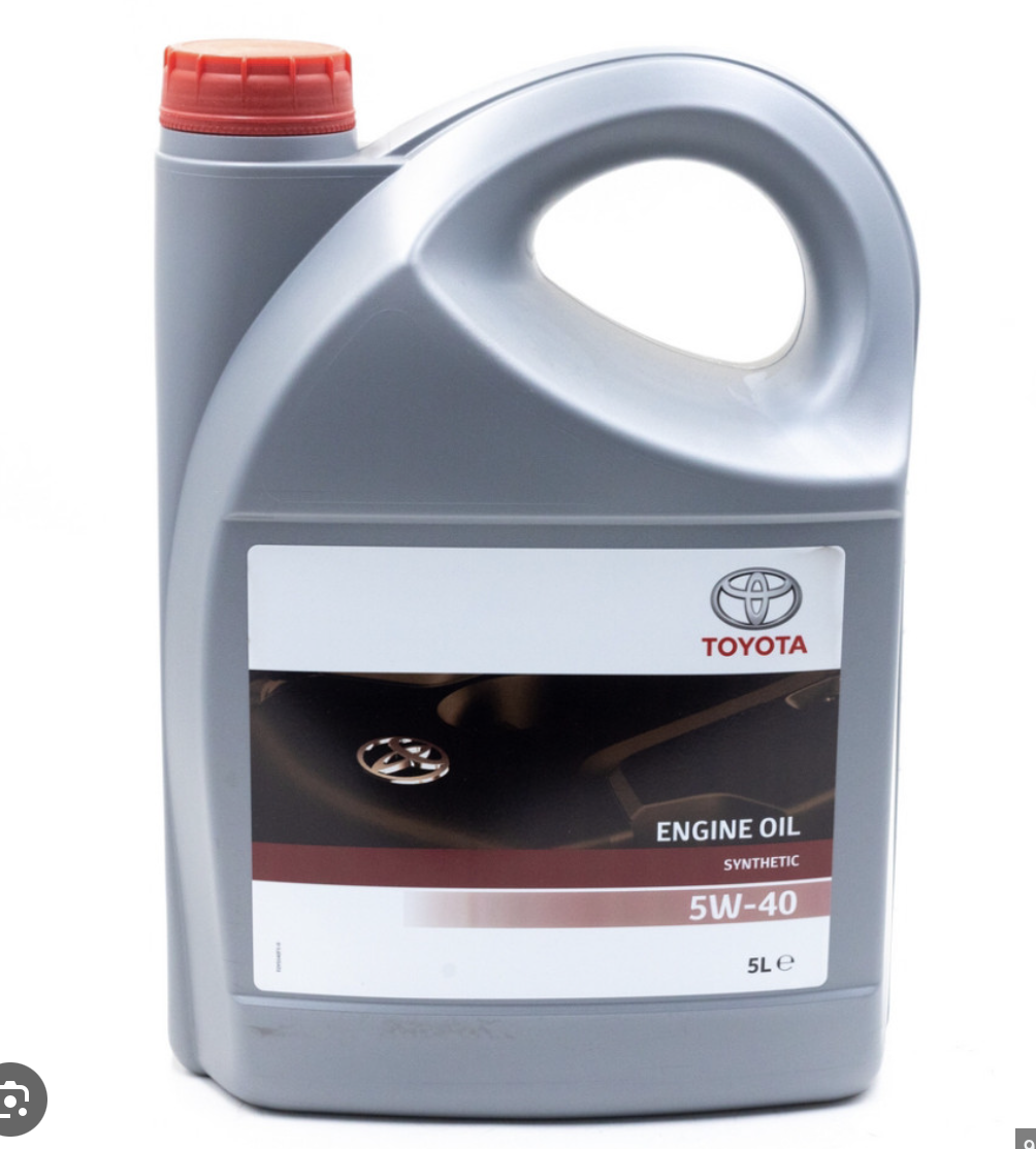 Масло моторное TOYOTA Genuine Motor Oil 5w40 5л 08880-80835