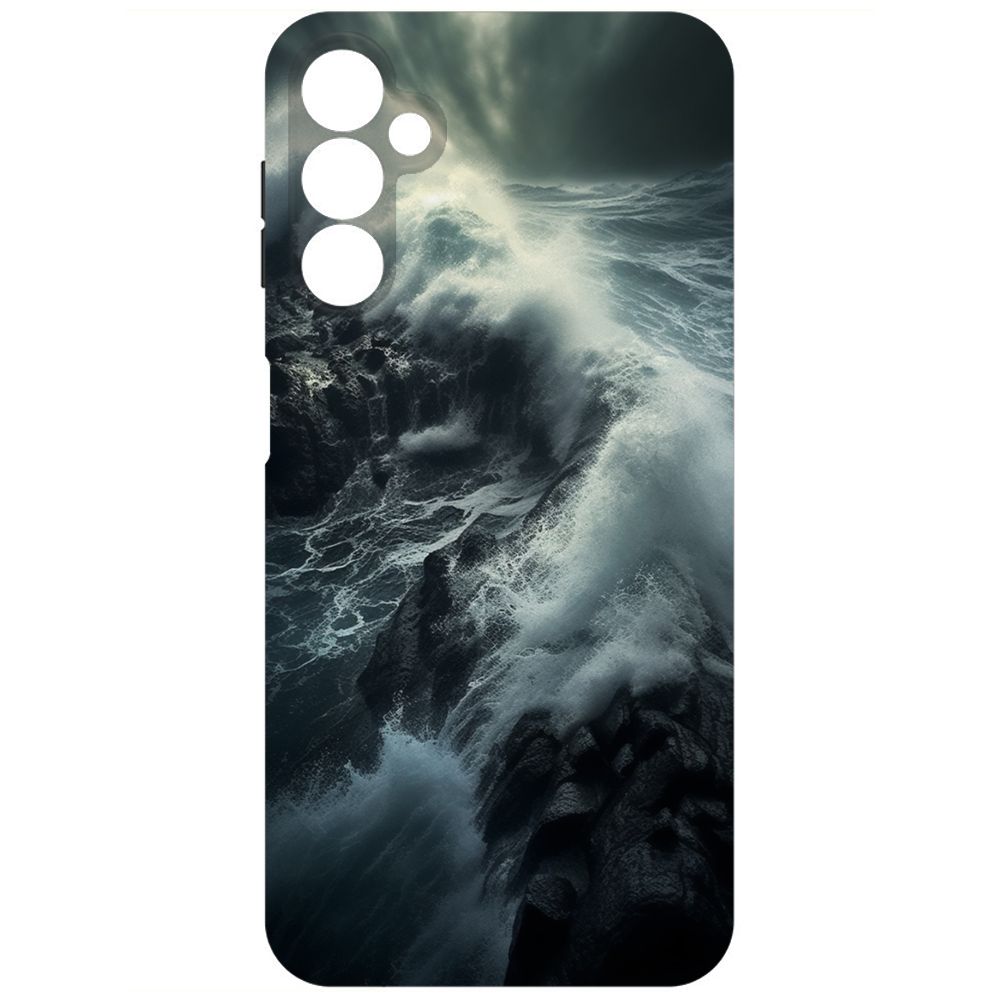 

Чехол-накладка Krutoff Soft Case Шторм для Samsung Galaxy A24 (A245) черный