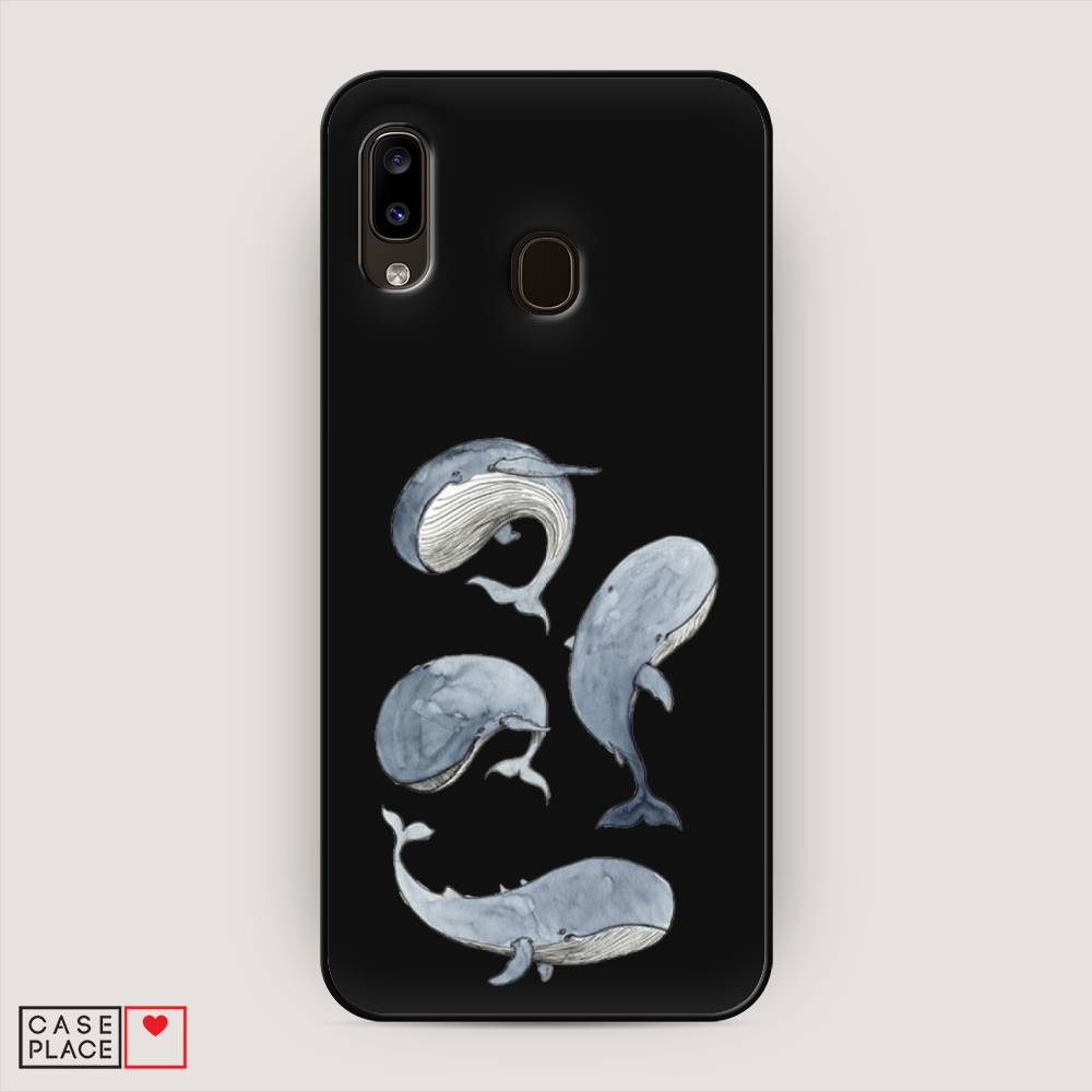 

Чехол Awog на Samsung Galaxy A30/A20 "Киты", Разноцветный, 27552-1
