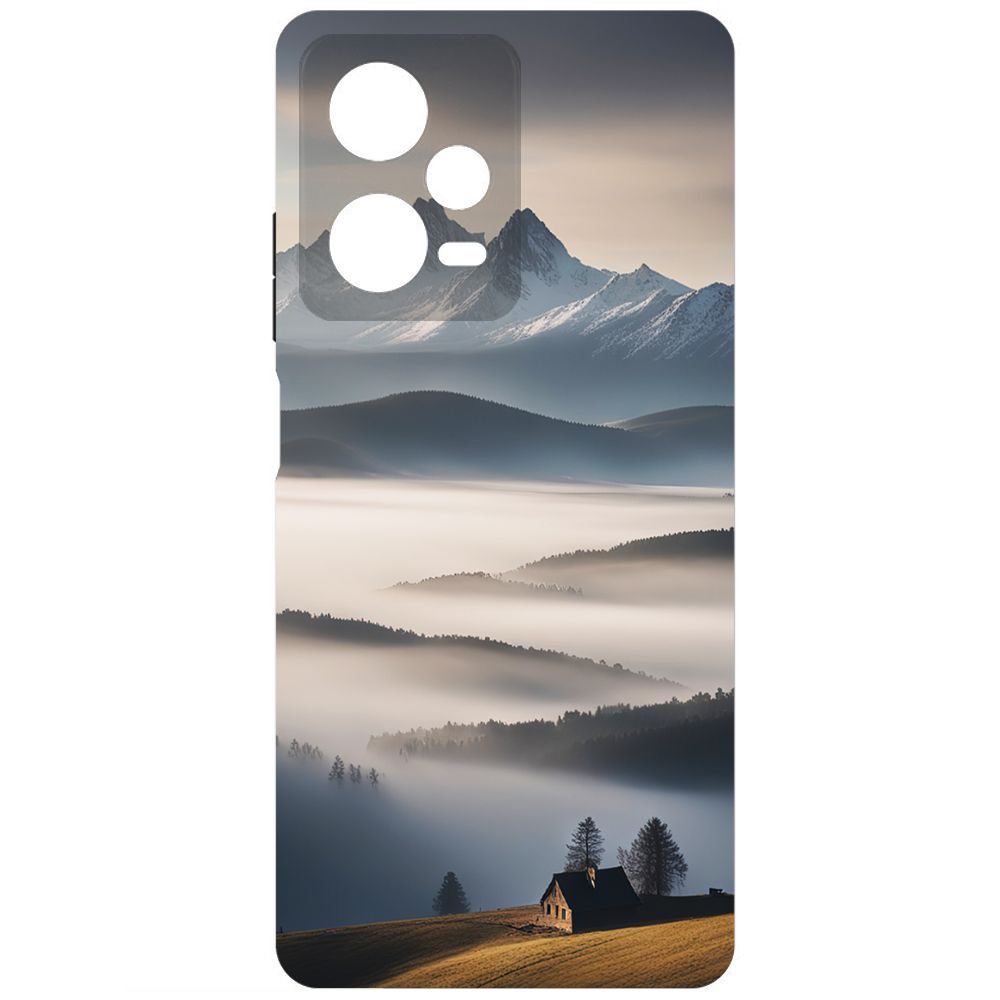 

Чехол-накладка Krutoff Soft Case Туман для Xiaomi Redmi Note 12 Pro+ 5G черный