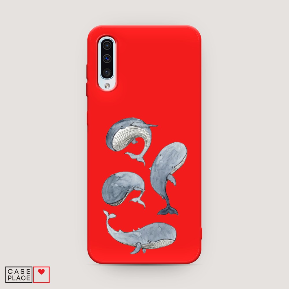 

Чехол Awog на Samsung Galaxy A30s/A50 "Киты", Разноцветный, 28853-1