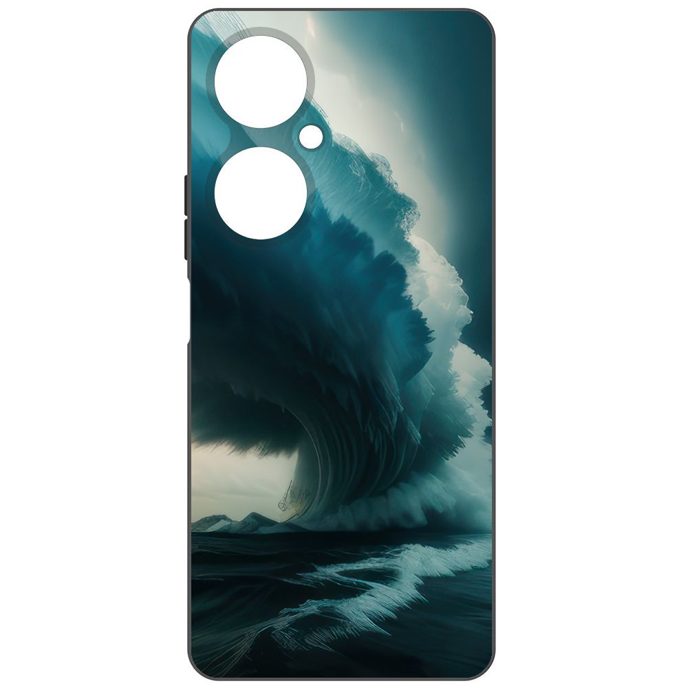 

Чехол-накладка Krutoff Soft Case Торнадо для Huawei Nova 11i черный