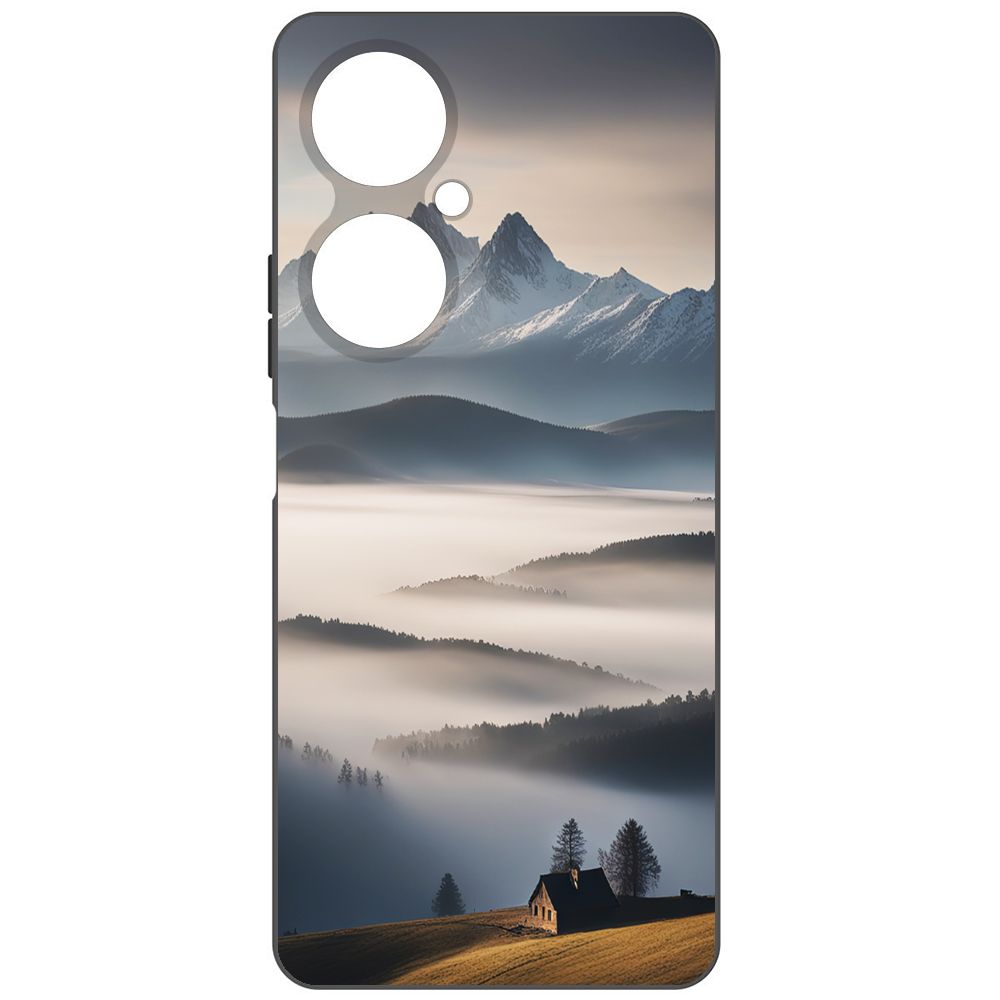 

Чехол-накладка Krutoff Soft Case Туман для Huawei Nova 11i черный