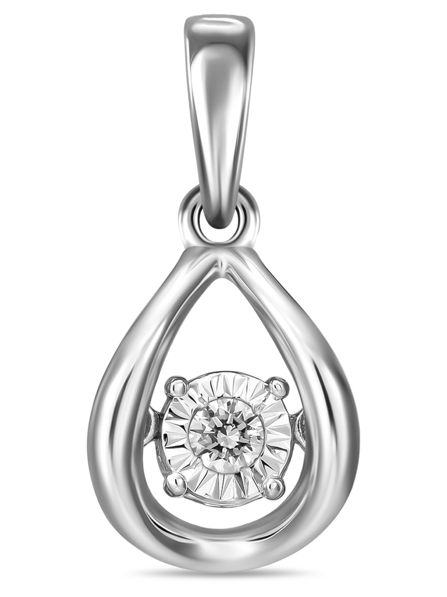 

Кулон из золота MIUZ Diamonds (Московский ювелирный завод) P01-PL-33967-W, бриллиант, P01-PL-33967-W