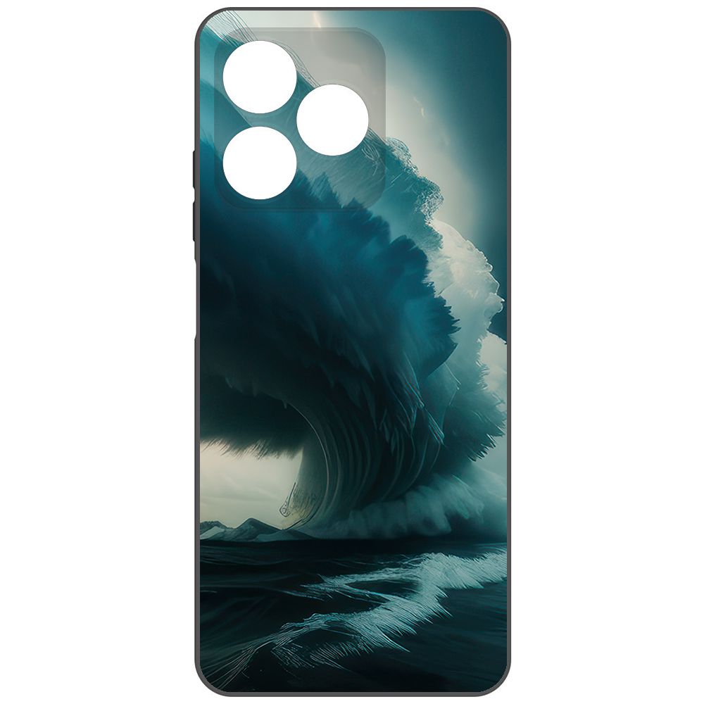 

Чехол-накладка Krutoff Soft Case Торнадо для Realme C53 черный