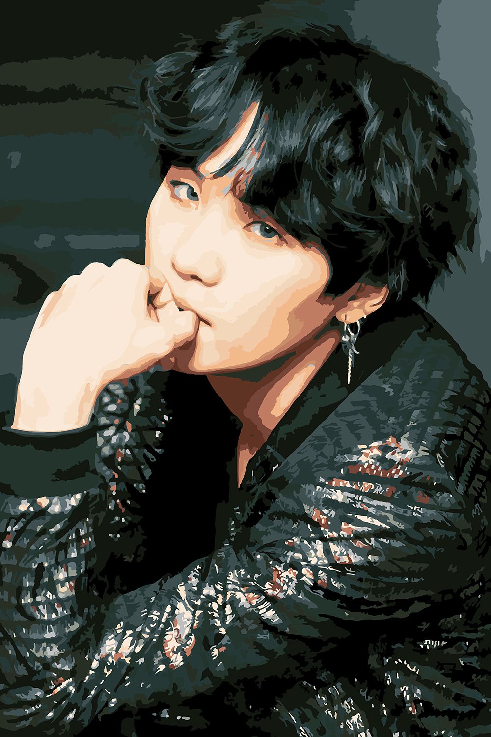 

Картина по номерам Красиво Красим BTS Кудрявый Шуга, 100 х 150 см, BTS Кудрявый Шуга