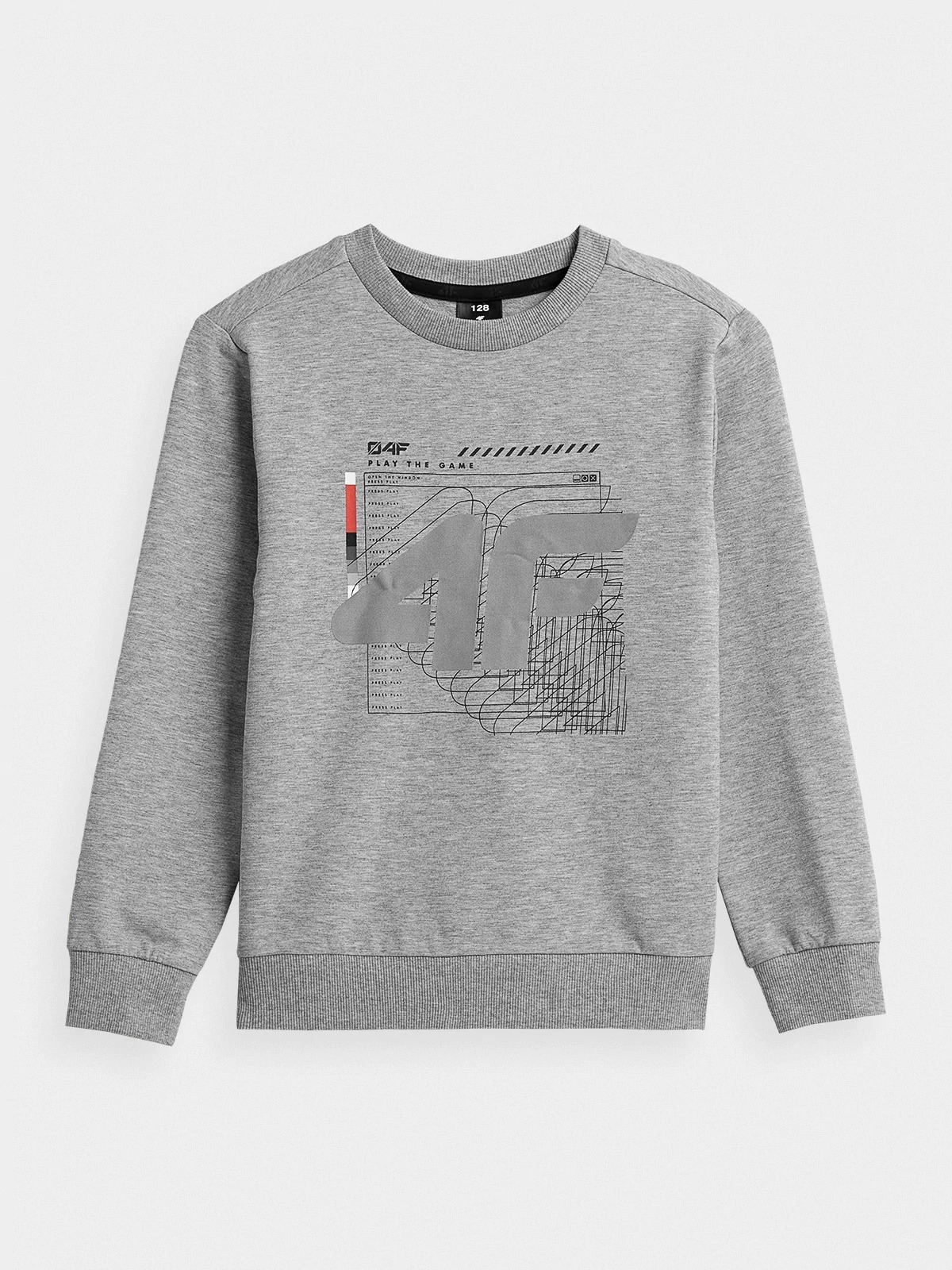

Свитшот 4F BOY'S LONGSLEEVES HJZ21-JTSML003A-25M цв.серый р. 146, HJZ21-JTSML003A-25M